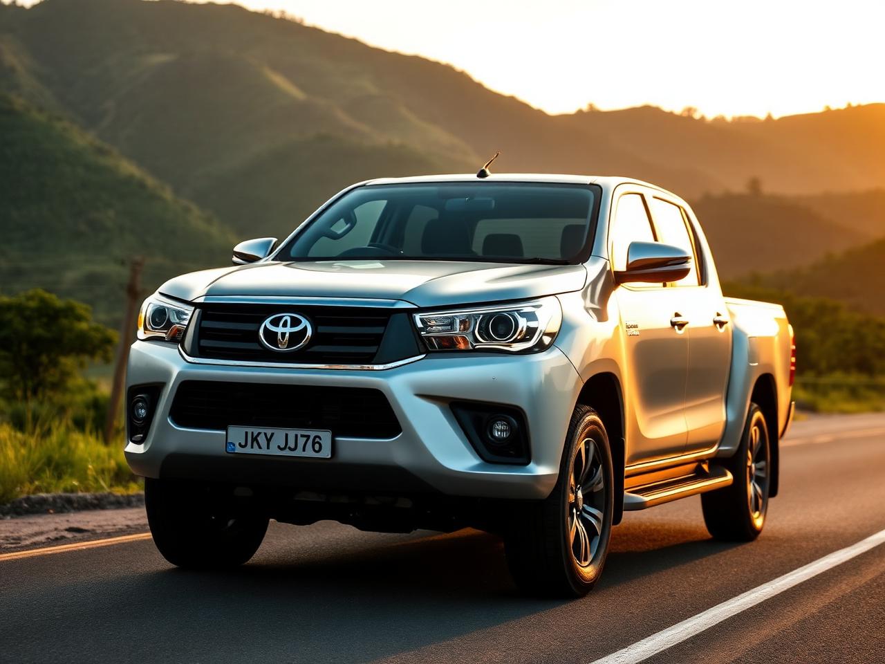 Toyota Hilux Green Tech Toyota Hilux Green Tech pickup truck for rent in Kampala, Uganda