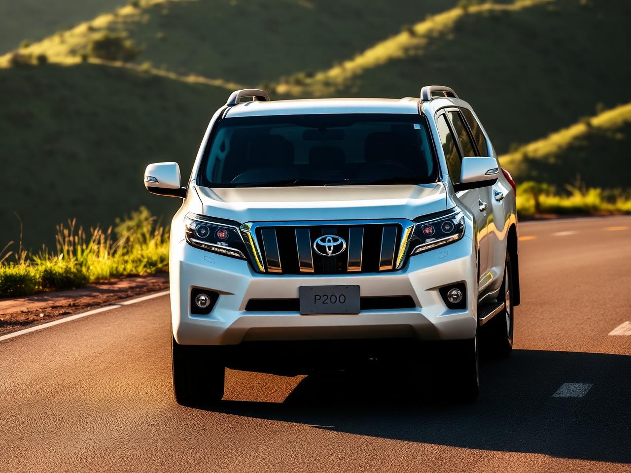 Toyota Prado Hybrid Toyota Prado Hybrid luxury 4x4 for rent in Kampala, Uganda — premium safari SUV